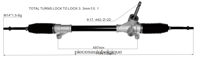 crémaillère de direction assistée 23641782 JBFR6V2836 Pieces Detachees Moto Belgique WULING