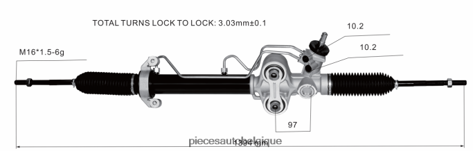 crémaillère de direction assistée 19330567 19133646 19207492 p15851001 JBFR6V2695 Pieces Voitures Belgique CHEVROLET