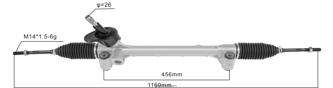 crémaillère de direction assistée 26257889 JBFR6V2701 Pieces Auto Belgique CHEVROLET