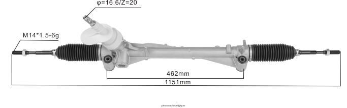 crémaillère de direction assistée 26284042 JBFR6V2703 Accessoires Moto Belgique CHEVROLET