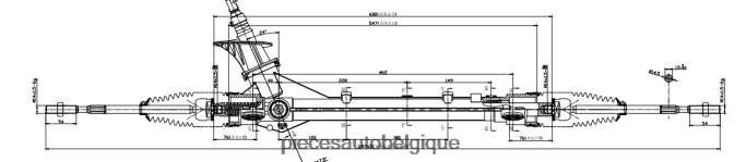 crémaillère de direction assistée 908750396 JBFR6V2708 Pièces Automobiles Belgique CHEVROLET
