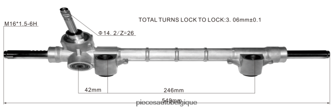 crémaillère de direction assistée 52044921 52044919 520449190 JBFR6V2799 Pièces Automobiles Charleroi FIAT