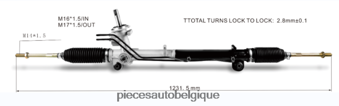 crémaillère de direction assistée e3b13200a1b j7bz3504p JBFR6V2661 Pieces Auto Belgique FORD