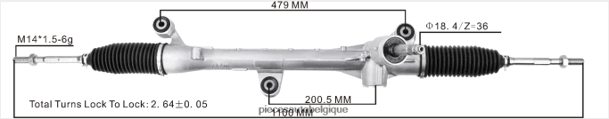crémaillère de direction assistée 53400-t7s-t01 53400-t7a-a03 JBFR6V2538 Pièces Automobiles Belgique HONDA
