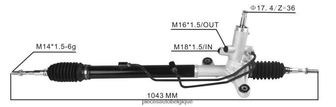 crémaillère de direction assistée 53601-sna-a52 53601-sna-a04 71632-26010 JBFR6V2527 Pieces Occasion Moto Belgique HONDA