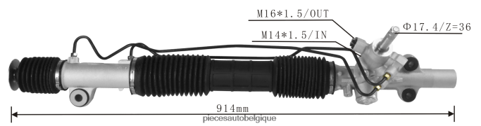 crémaillère de direction assistée 53606-s5a-j01 JBFR6V2534 Accessoires Auto Belgique HONDA