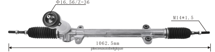 crémaillère de direction assistée 56500-2l301 56500-2h200 56500-1h200 565002l201 565001h300 565002h100 565001m100 7134535910 565000q000 JBFR6V2736 Pieces Detachees Moto Belgique HYUNDAI/KIA