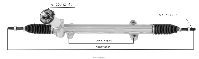 crémaillère de direction assistée 56500-2t100 565002t000 JBFR6V2742 Pieces Moto Belgique HYUNDAI/KIA