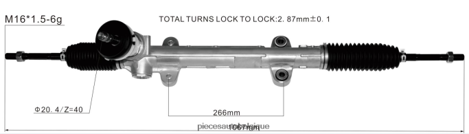 crémaillère de direction assistée 56500-3z000 JBFR6V2737 Pieces Occasion Moto Belgique HYUNDAI/KIA