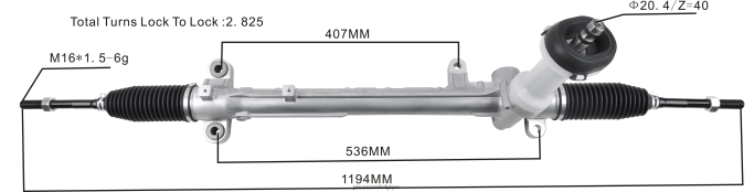 crémaillère de direction assistée 56500-c5100 JBFR6V2727 Pieces Occasion Moto Belgique HYUNDAI/KIA