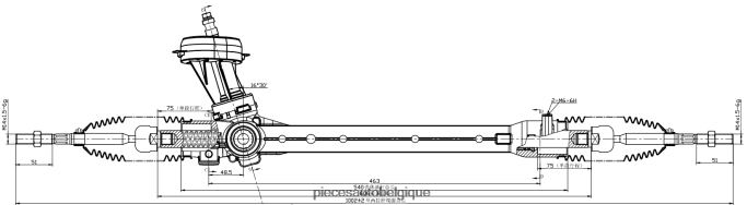 crémaillère de direction assistée 56500-g6500 JBFR6V2760 Pièces Automobiles Pas Chères HYUNDAI/KIA