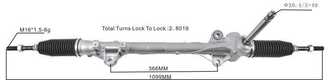 crémaillère de direction assistée 56500-s6000 JBFR6V2755 Pieces Voitures Belgique HYUNDAI/KIA