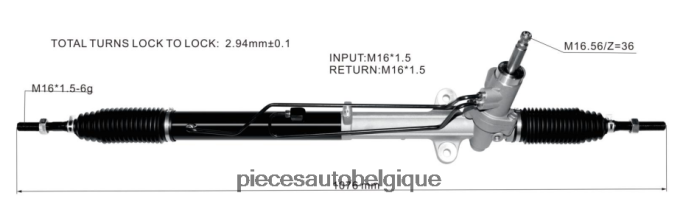 crémaillère de direction assistée 577002t250 577002t030 577002t130 JBFR6V2744 Accessoires Auto Belgique HYUNDAI/KIA