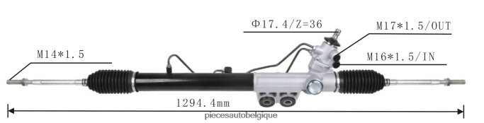 crémaillère de direction assistée 8-97946130-1 JBFR6V2604 Accessoires Auto Belgique ISUZU