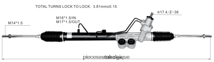 crémaillère de direction assistée 8-97946131-0 JBFR6V2608 Pièces Automobiles Belgique ISUZU