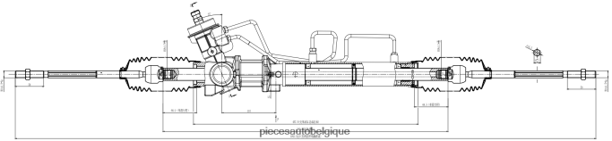 crémaillère de direction assistée ga2a-32-110n JBFR6V2644 Accessoires Auto Belgique MAZDA