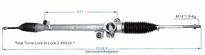 crémaillère de direction assistée k011-32-110m JBFR6V2648 Pièces Automobiles Belgique MAZDA