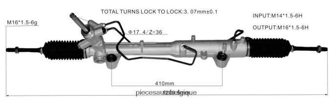 crémaillère de direction assistée td11-32-110h td11-32-110j td11-32-110k 262057 JBFR6V2634 Accessoires Auto Belgique MAZDA