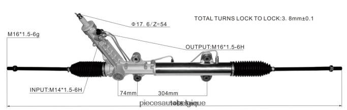 crémaillère de direction assistée 9044600300 JBFR6V2431 Pieces Auto Belgique MERCEDES-BENZ/BMW