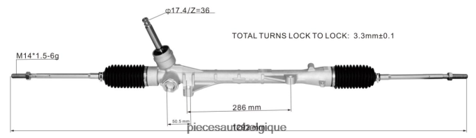 crémaillère de direction assistée 4410a557 JBFR6V2550 Pièces Automobiles Pas Chères MITSUBISHI