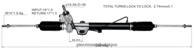crémaillère de direction assistée mr961357 4410a323 JBFR6V2548 Pièces Automobiles Belgique MITSUBISHI