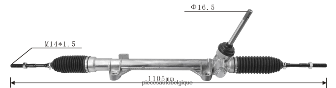 crémaillère de direction assistée 48001-jg00a 48001-jg00b JBFR6V2587 Pieces Occasion Moto Belgique NISSAN