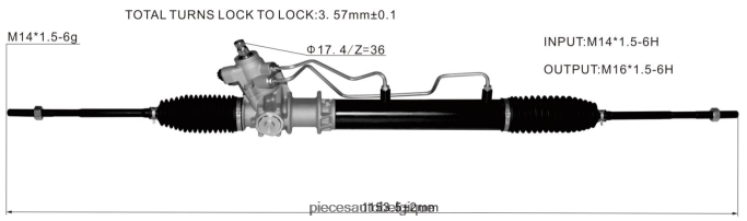 crémaillère de direction assistée 49001-27n00 JBFR6V2591 Pieces Auto Belgique NISSAN