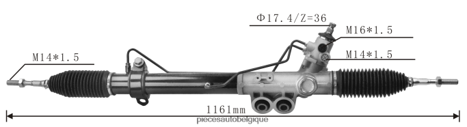 crémaillère de direction assistée 49001-4kd0a 49001-4kd1a JBFR6V2566 Pieces Detachees Moto Belgique NISSAN
