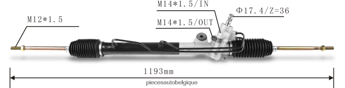 crémaillère de direction assistée 49001-4z001 49001-4z011 49001-4z700 49001-4z800 49001-f4600 49001-8m720 JBFR6V2569 Pièces Automobiles Charleroi NISSAN