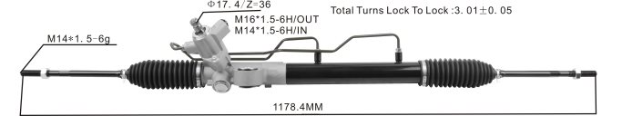 crémaillère de direction assistée 49001-5m406 49001-5m407 49001-bn013 JBFR6V2578 Pièces Automobiles Belgique NISSAN