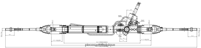 crémaillère de direction assistée 34110-aj040 JBFR6V2819 Pièces Automobiles Charleroi SUBARU