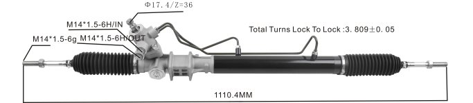 crémaillère de direction assistée 48580-65d01 JBFR6V2623 Accessoires Moto Belgique SUZUKI