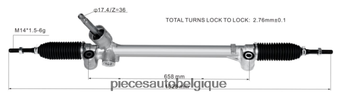 crémaillère de direction assistée 48580-71l62 48580-71l63 JBFR6V2616 Pieces Detachees Moto Belgique SUZUKI