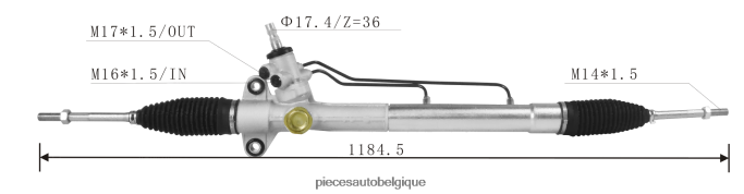 crémaillère de direction assistée 44200-bz070-000 JBFR6V2499 Pièces Automobiles Charleroi TOYOTA