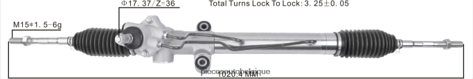 crémaillère de direction assistée 44250-20581 JBFR6V2462 Pieces Moto Belgique TOYOTA