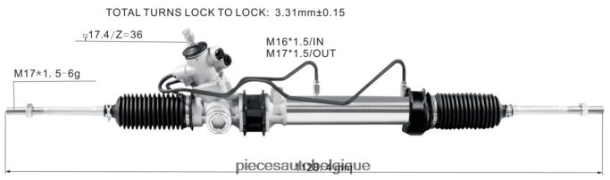 crémaillère de direction assistée 44250-26040 44200-26341 JBFR6V2481 Pieces Auto Belgique TOYOTA