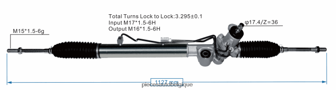 crémaillère de direction assistée 44250-35020 44250-04010 JBFR6V2464 Accessoires Auto Belgique TOYOTA