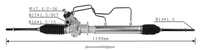 crémaillère de direction assistée 44250-38010 JBFR6V2502 Pieces Moto Belgique TOYOTA
