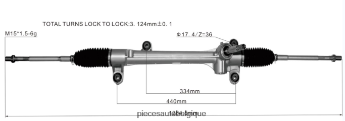 crémaillère de direction assistée 45510-28131 JBFR6V2512 Pieces Moto Belgique TOYOTA