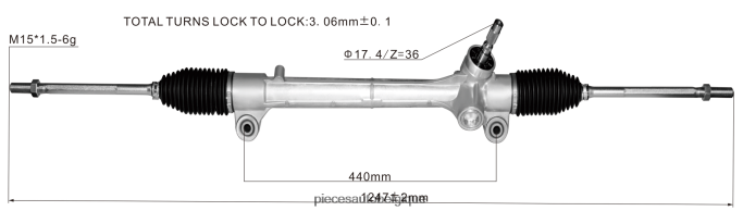 crémaillère de direction assistée 45510-28141 JBFR6V2513 Accessoires Moto Belgique TOYOTA