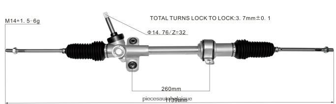 crémaillère de direction assistée 45510-b4010 JBFR6V2498 Pièces Automobiles Belgique TOYOTA