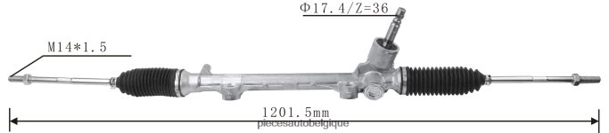 crémaillère de direction assistée 45510-bz170 45510-bz230 JBFR6V2503 Accessoires Moto Belgique TOYOTA