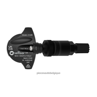 Accessoires Auto Belgique 46ZV61932 - capteur tpms de remplacement holden oe - oe p/n 13586335 fréquence 315 MHz tige de valve en métal - noire